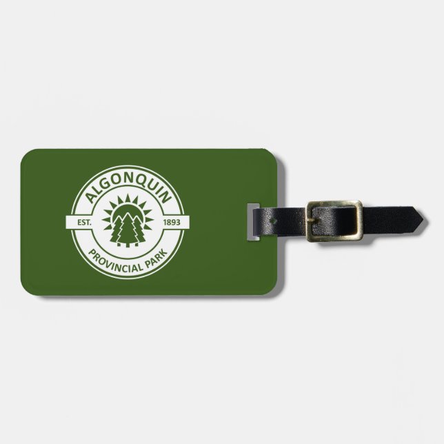 Algonquin Provincial Park Luggage Tag (Front Horizontal)