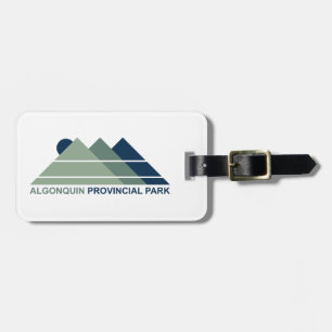 Algonquin Provincial Park Mountain Sun Luggage Tag