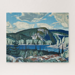 Algonquin Provincial Park Painting by AJ Casson Jigsaw Puzzle