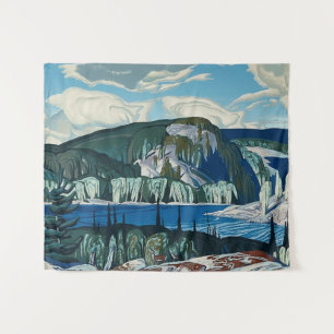 Algonquin Provincial Park Painting by AJ Casson Tapestry