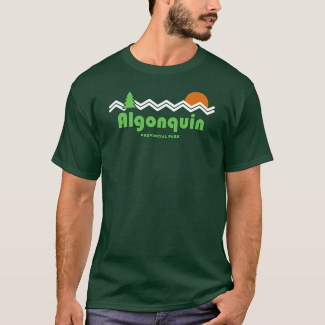 Algonquin Provincial Park Retro T-Shirt (Front)