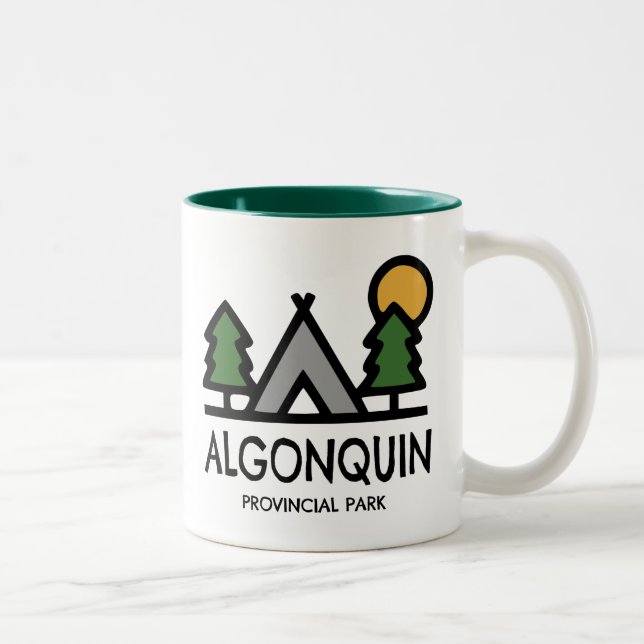 Algonquin Provincial Park Two-Tone Coffee Mug (Right)