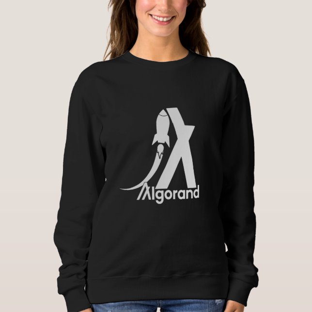 Algorand Rocket   Crypto Nft Cryptocurrency Blockc Sweatshirt (Front)