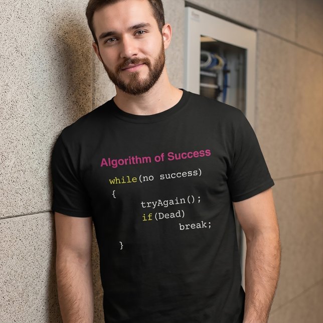 Algorithm for Success Programmer Full Stack IT Dev T-Shirt (Creator Uploaded)