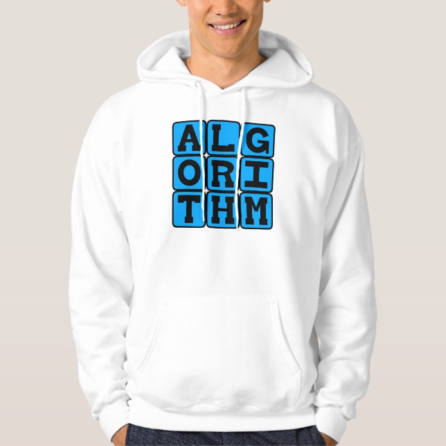 Algorithm, Mathematical Formula Hoodie (Front)