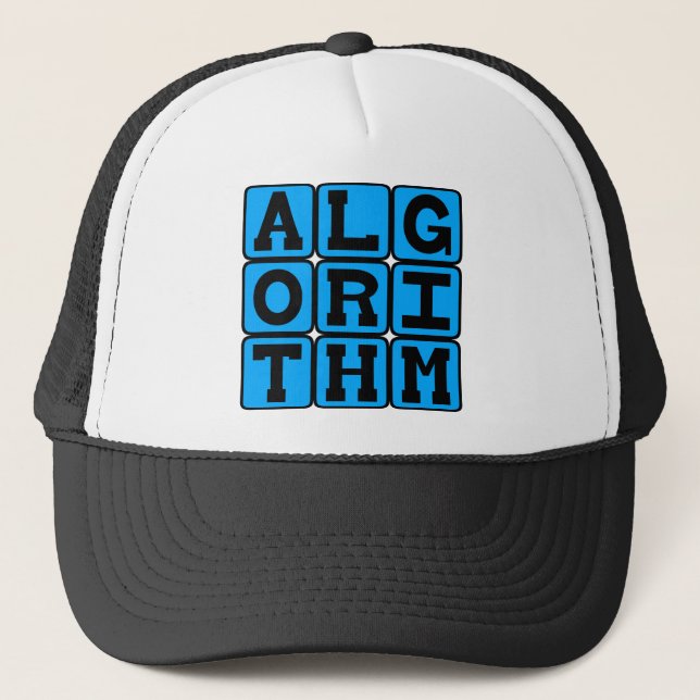 Algorithm, Mathematical Formula Trucker Hat (Front)