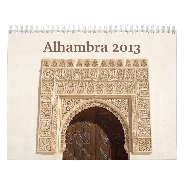 Alhambra 2013 Wall Calendar (Cover)