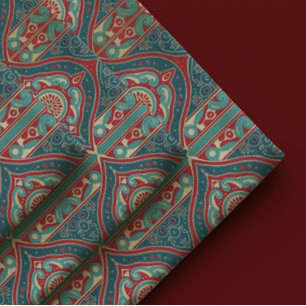 Alhambra Bloom - Moorish Influence Symmetrical Fabric