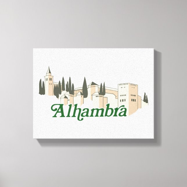 Alhambra Canvas Print (Front)