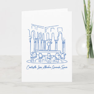 Alhambra Court of the Lions 1 Card