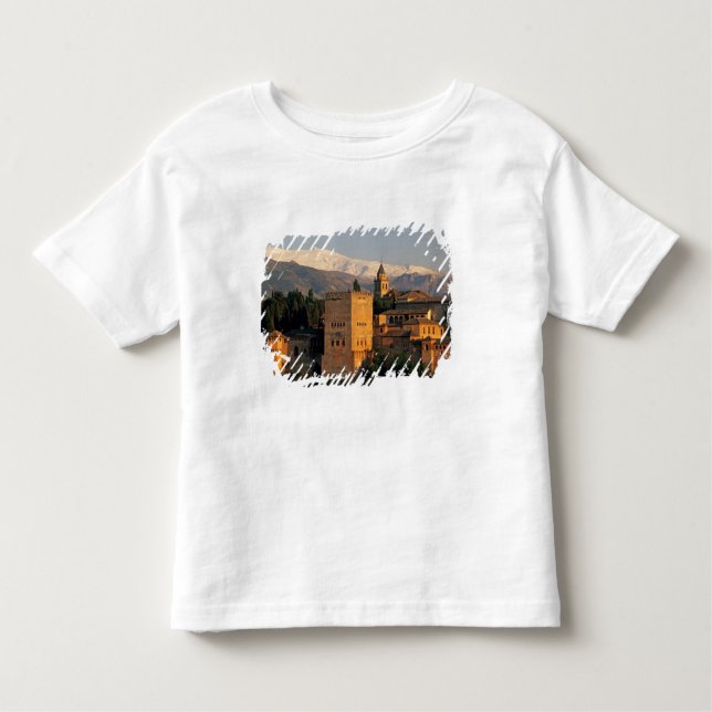 Alhambra; Granada; Andaslusia, Spain, Sierra Toddler T-Shirt (Front)