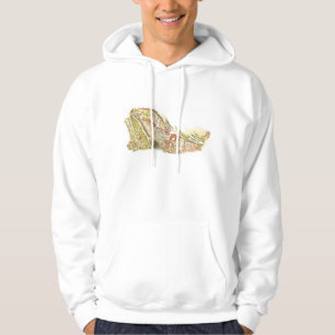 Alhambra Granada Spain. Aerial view Hoodie
