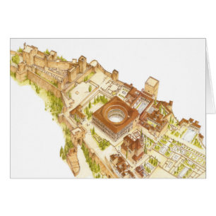 Alhambra Granada Spain. Castle and palaces