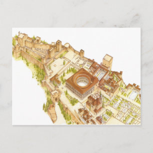 Alhambra Granada Spain. Castle and palaces Postcard