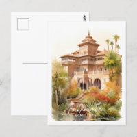 Alhambra Granada Spain Famous Travel Place