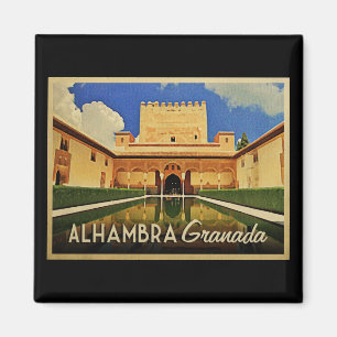 Alhambra Granada Spain Magnet