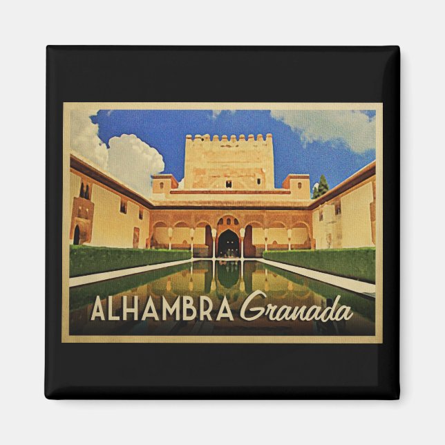 Alhambra Granada Spain Magnet (Front)