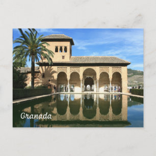 Alhambra Granada Spain Postcard