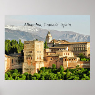 Alhambra, Granada, Spain Poster