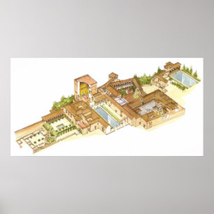 Alhambra Granada Spain. Royal palaces Poster