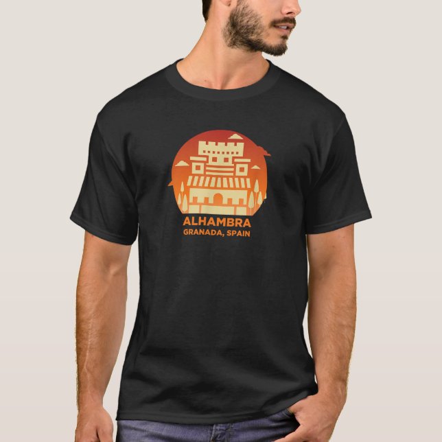 Alhambra Granada Spain T-Shirt (Front)