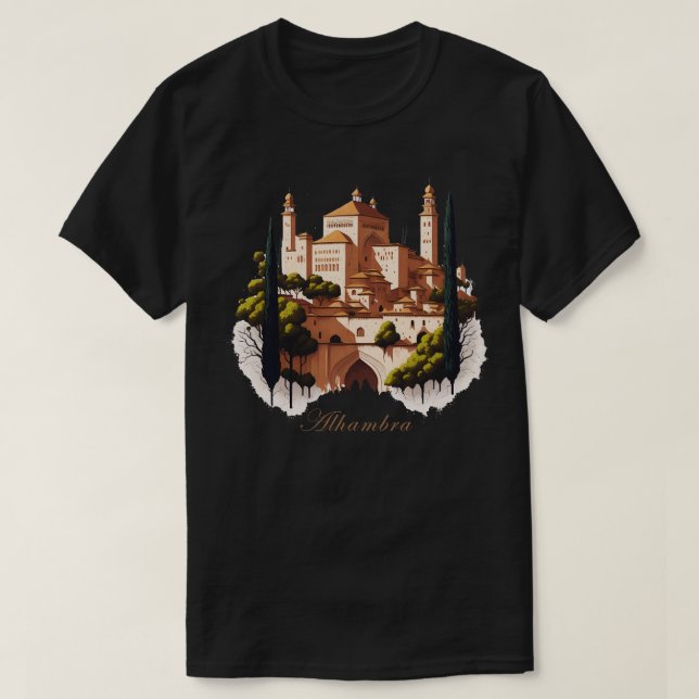 Alhambra Granada TShirt 3 (Design Front)