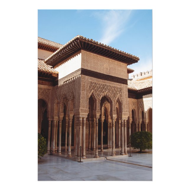 Alhambra of Granada, Spain. Photo Print (Front)