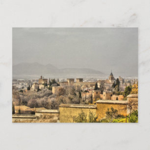 Alhambra Palace, Granada, Spain Postcard