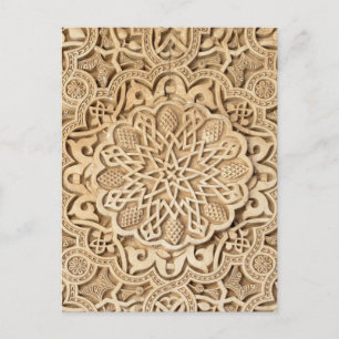 Alhambra pattern postcard