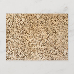 Alhambra pattern postcard