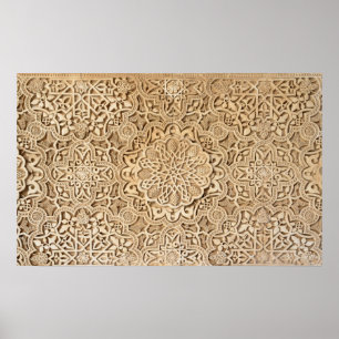Alhambra pattern poster