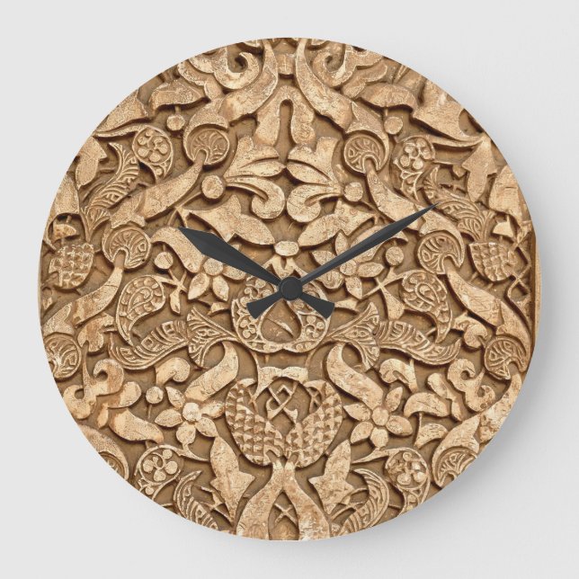 Alhambra pattern Wall Clock (Front)