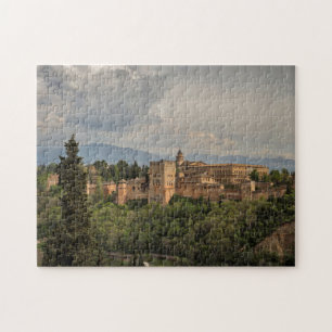 Alhambra Scenic View, Granada, Spain Jigsaw Puzzle