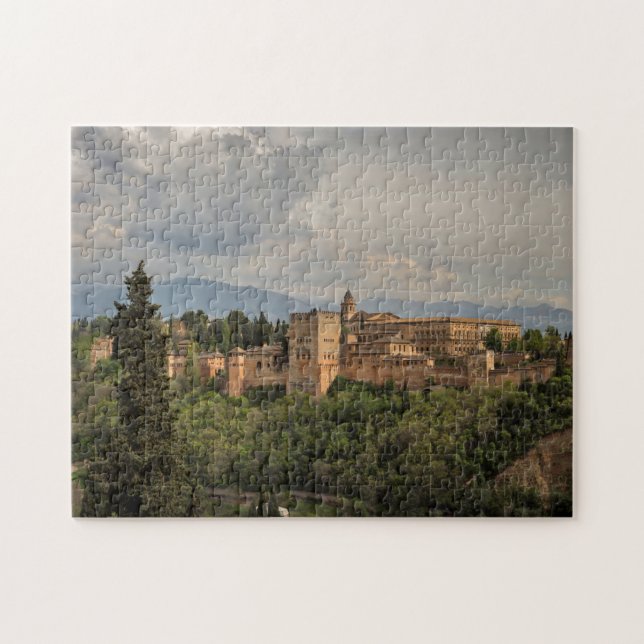 Alhambra Scenic View, Granada, Spain Jigsaw Puzzle (Horizontal)