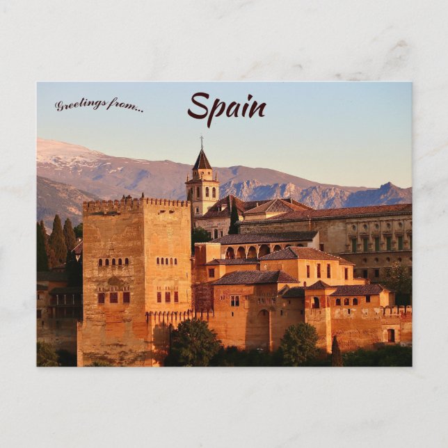 Alhambra Spain Postcard (Front)