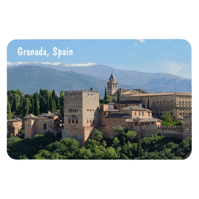 Alhambra View Magnet (Horizontal)