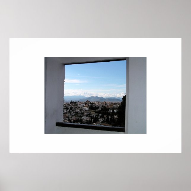 Alhambra view poster (Front)