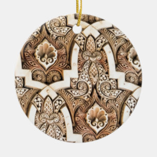 Alhambra Wall Tile #7 Ceramic Ornament