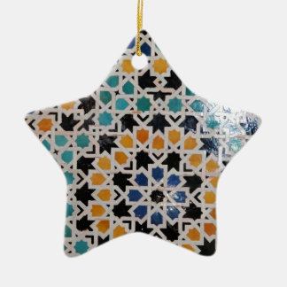 Alhambra Wall Tile #9 Ceramic Ornament
