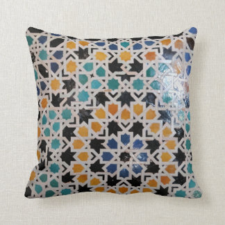 Alhambra Wall Tile #9 Cushion