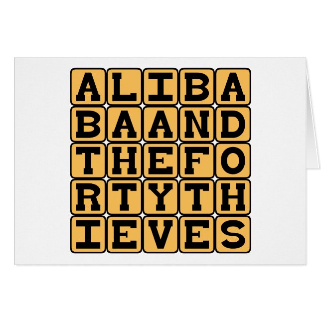 Ali Baba And The Forty Thieves, 1001 Nights Story (Front Horizontal)