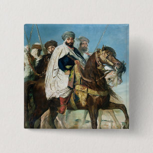 Ali Ben Ahmed, the Last Caliph of Constantine 15 Cm Square Badge