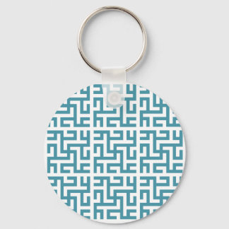 Ali grid-blue key ring