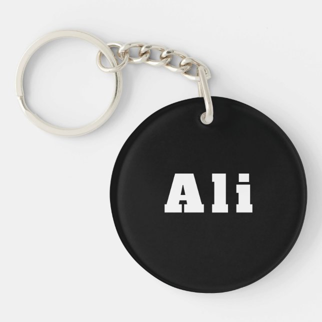 Ali Key Ring (Front)