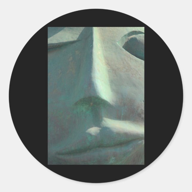 Alicante At Ease Sculpture Vertical Sticker  (Front)