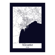 Alicante Spain City Map