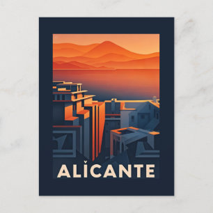 Alicante Spain  Postcard