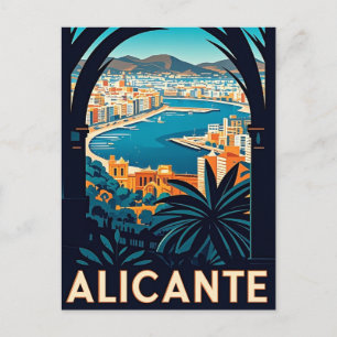 Alicante Spain  Postcard