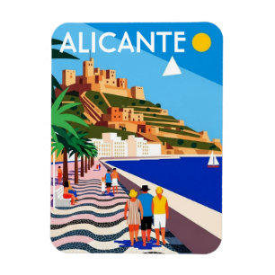 Alicante Spain Travel Magnet