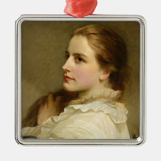 Alice, 1877 metal ornament (Front)
